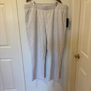 90 Degree by Reflex Joggers Sweatpants Grey Lux Fleece Plus Size 3X NWT